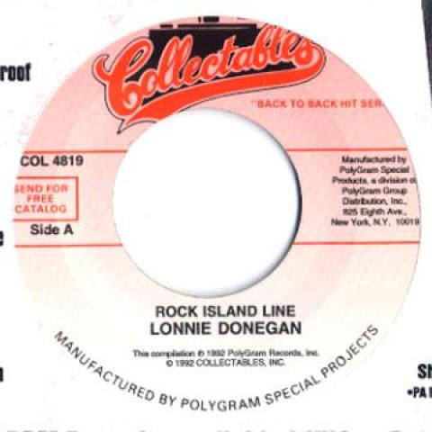 7inch Record LONNIE DONEGAN / SIL AUSTIN - Rock Island Line / Slow Walk COL4819 Collectables 1956 US Blues
7inch Record LONNIE DONEGAN / SIL AUSTIN - Rock Island Line / Slow Walk COL4819 Collectables 1956 US Blues