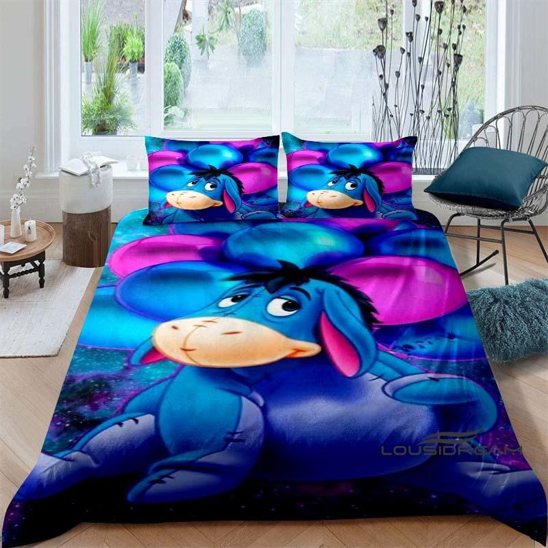 (Eeyore) Bedding Set, 3D Printed Cartoon Pattern Duvet Cover, Soft and Comfortable, King Size, Suitable as a Gift for Boys and 140X200cm
(Eeyore) Bedding Set, 3D Printed Cartoon Pattern Duvet Cover, Soft and Comfortable, King Size, Suitable as a Gift for Boys and 140X200cm