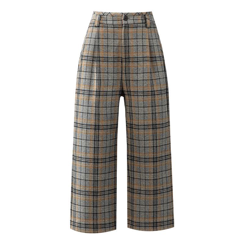 Guangmei Women s High-Waisted Wool Plaid Wide-Leg Cropped Pants - Autumn/Winter 2025 30
Guangmei Women s High-Waisted Wool Plaid Wide-Leg Cropped Pants - Autumn/Winter 2025 30