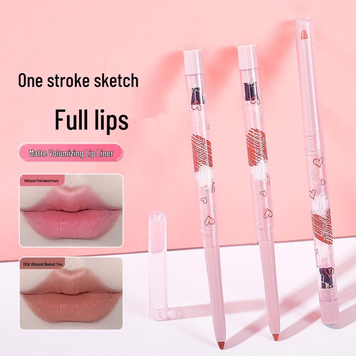 QXQY Misty Volumizing Lip Liner Matte: Outline, Plump, and Shape Lips with Long-lasting Lipstick and Under-eye Liner. 300mg
QXQY Misty Volumizing Lip Liner Matte: Outline, Plump, and Shape Lips with Long-lasting Lipstick and Under-eye Liner. 300mg