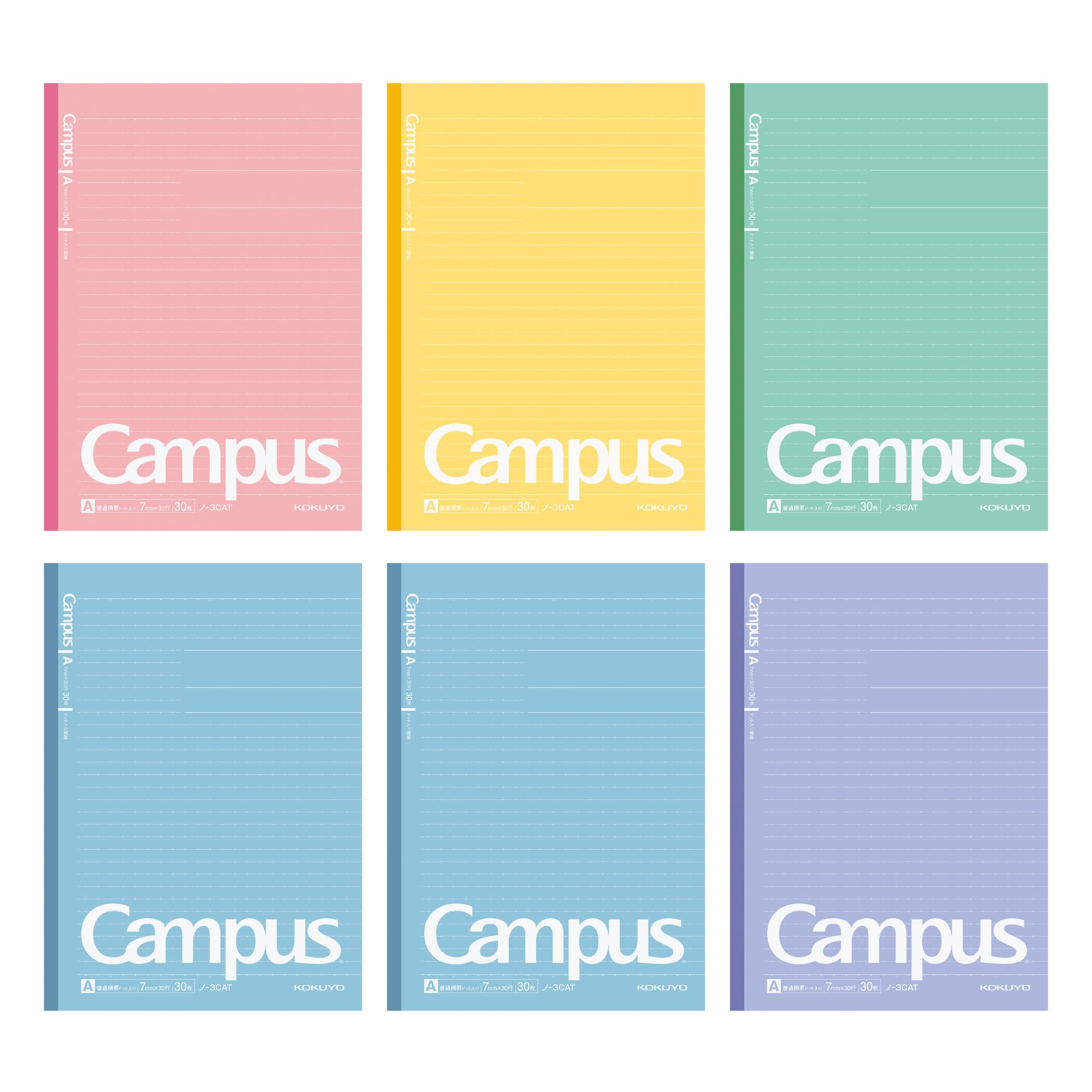 KOKUYO Note Campus Note B5 Dotted 5 цветов, упаковка из 6 томов в А-образную форму AM-3CATNX6
KOKUYO Note Campus Note B5 Dotted 5 цветов, упаковка из 6 томов в А-образную форму AM-3CATNX6