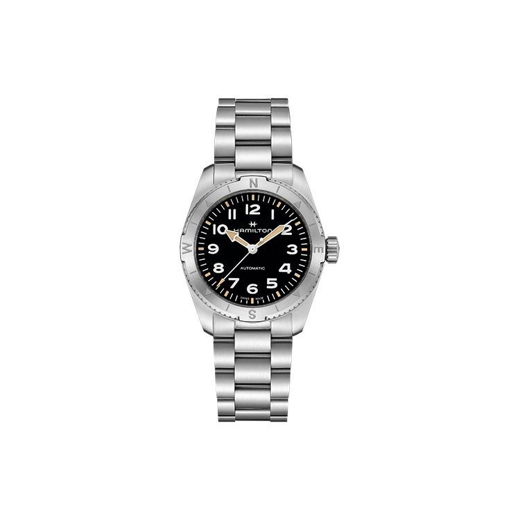 Hamilton Khaki Field Series Automatic Mechanical Movement Expedition Watch Men watches Black Stainless-Steel H70225130 Regular Watch Box,Silver Steel Strap Black Dial
Hamilton Khaki Field Series Automatic Mechanical Movement Expedition Watch Men watches Black Stainless-Steel H70225130 Regular Watch Box,Silver Steel Strap Black Dial