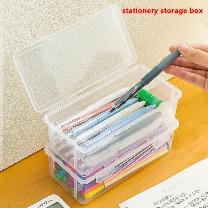 1Pcs Large Capacity Plastic Pencil Box Stackable Translucent Clear Pencil Box Office Supplies Storage Organizer Box
1Pcs Large Capacity Plastic Pencil Box Stackable Translucent Clear Pencil Box Office Supplies Storage Organizer Box