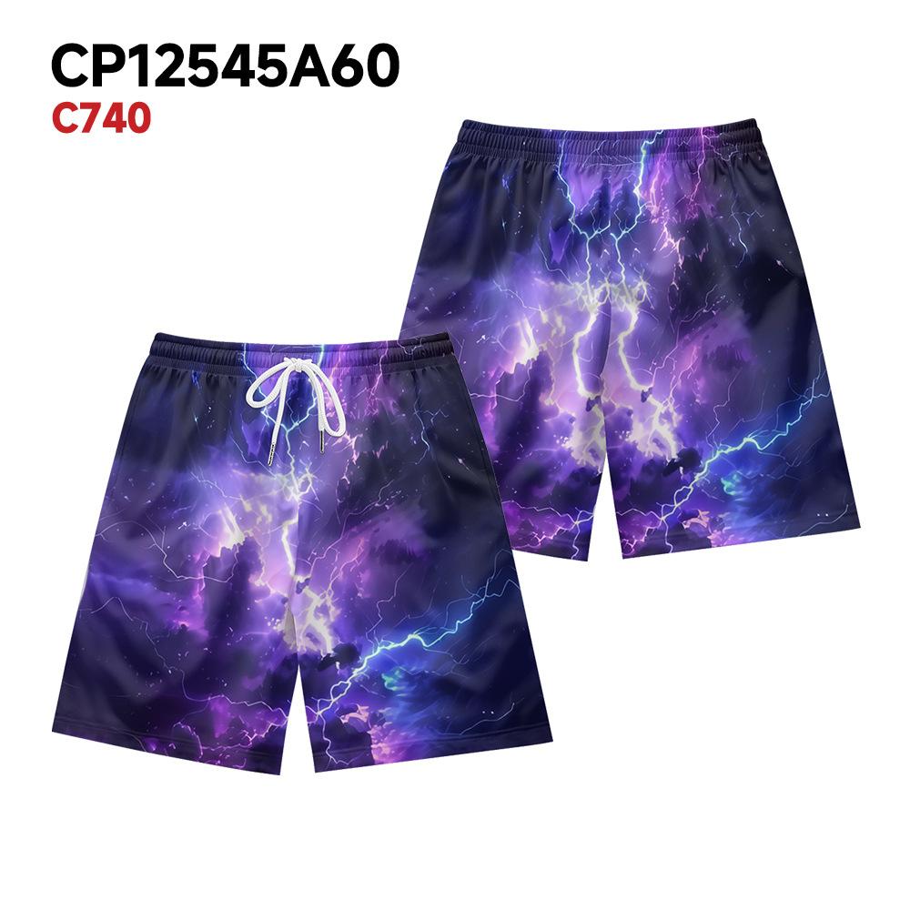 European And American Dark Natural Lightning Element Men S Casual Shorts Beach Pants XXS
European And American Dark Natural Lightning Element Men S Casual Shorts Beach Pants XXS