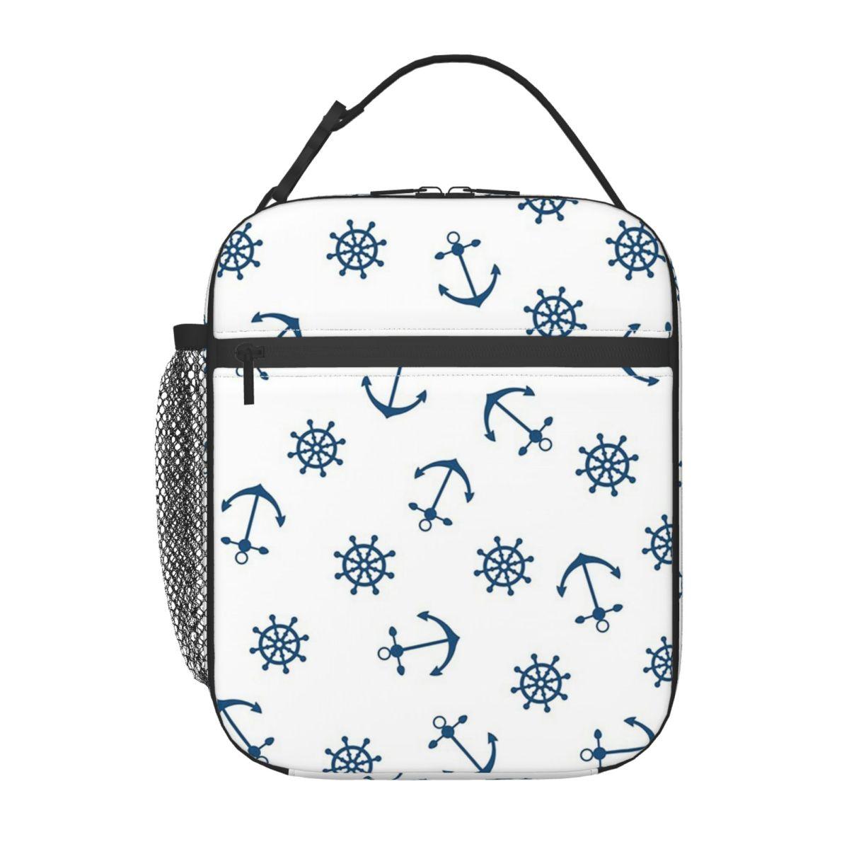 Navy Ship Nautical Anchor And Ship Wheel Ocean Insulated Lunch Bag for Women Children Portable Food Boxes Thermal Lunch Box Tote One Size
Navy Ship Nautical Anchor And Ship Wheel Ocean Insulated Lunch Bag for Women Children Portable Food Boxes Thermal Lunch Box Tote One Size