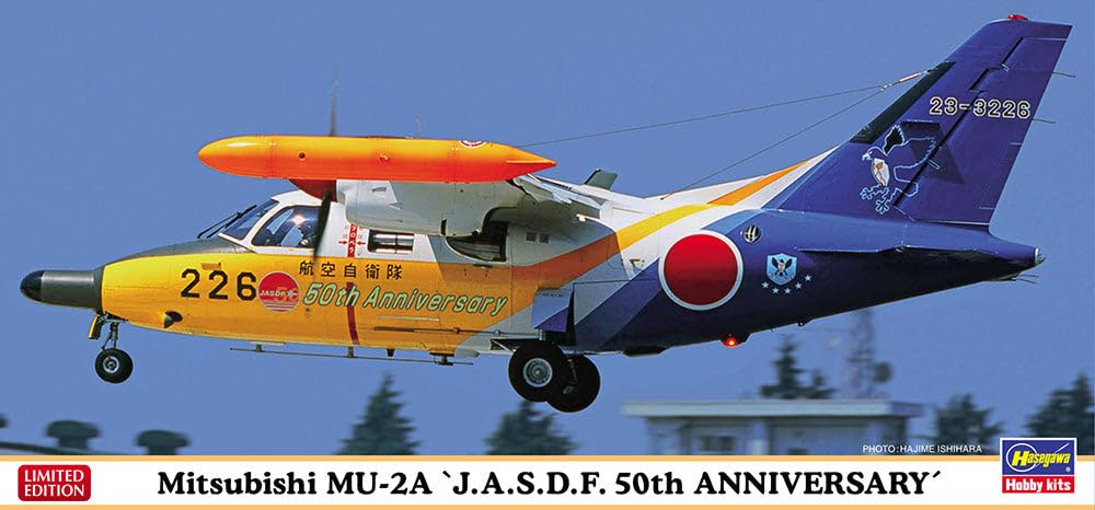 Пластиковая модель Hasegawa Mitsubishi Air Force 50th Anniversary Special Paint 02383 1/72 MU-2A Self-Defense синий
Пластиковая модель Hasegawa Mitsubishi Air Force 50th Anniversary Special Paint 02383 1/72 MU-2A Self-Defense синий