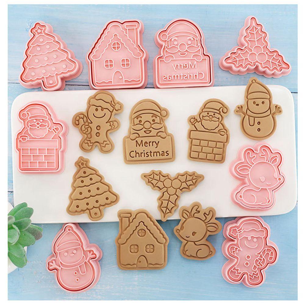 Cartoon Pressable Cookie Stamp Bakeware Biscuit Mold Cookie Cutters Kitchen Pastry Baking Tools Set D
Cartoon Pressable Cookie Stamp Bakeware Biscuit Mold Cookie Cutters Kitchen Pastry Baking Tools Set D