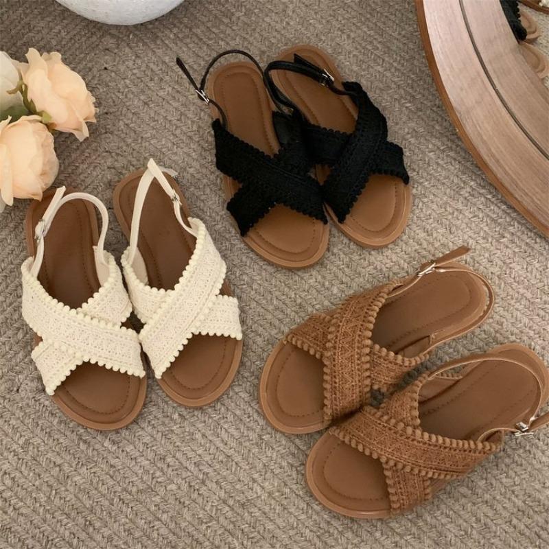 2024 New French Sandals for Women 2024 Summer New Bohemian Fairy Style Student Cross Strap Roman Shoes Flat 35 коричневий
2024 New French Sandals for Women 2024 Summer New Bohemian Fairy Style Student Cross Strap Roman Shoes Flat 35 коричневий
