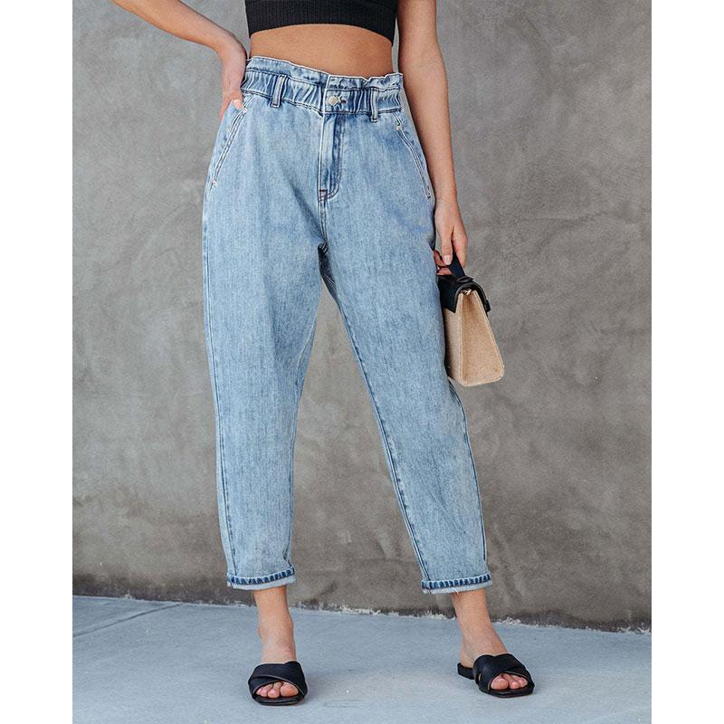 Свободные повседневные потертые повседневные джинсы с высокой талией для женщин S синий
Свободные повседневные потертые повседневные джинсы с высокой талией для женщин S синий