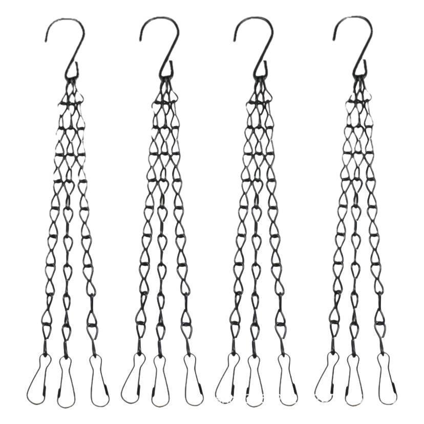 Черные подвесные цепочки для цветочных горшков - Набор из 3 штук для садового декора 40 cm Chain
Черные подвесные цепочки для цветочных горшков - Набор из 3 штук для садового декора 40 cm Chain