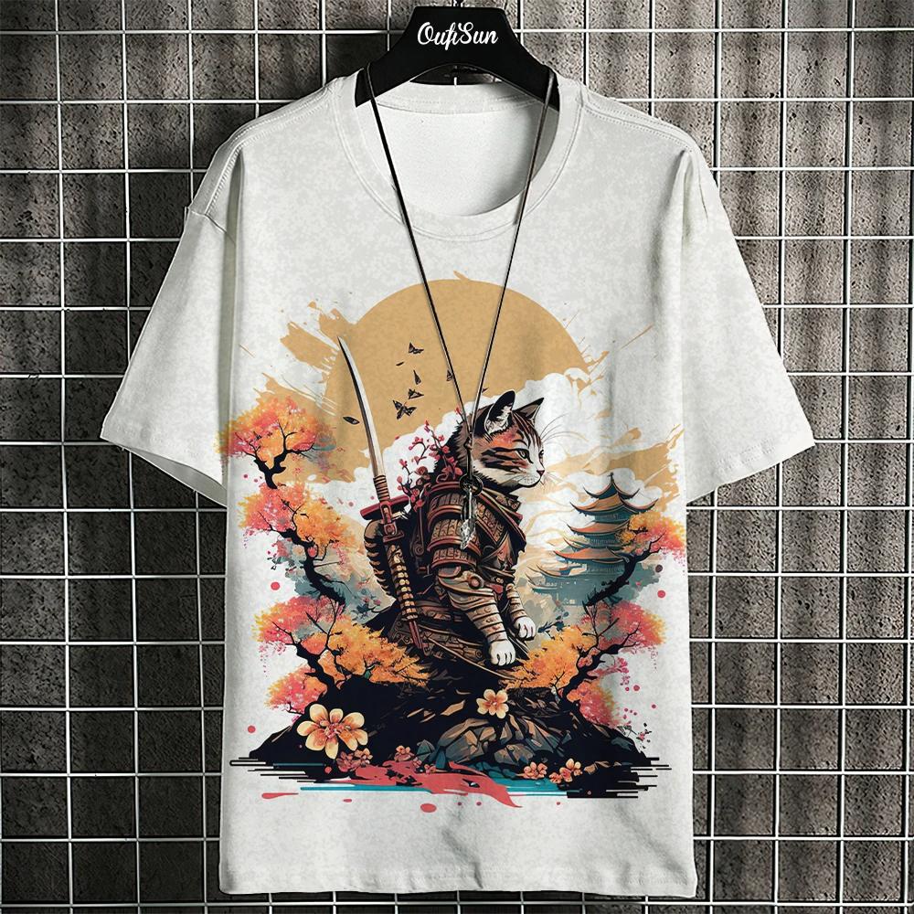 Cartoon animal cat men s T-shirt 3D printed fashionable men s clothing summer street simple casual men s short sleeved shirt 6XL
Cartoon animal cat men s T-shirt 3D printed fashionable men s clothing summer street simple casual men s short sleeved shirt 6XL