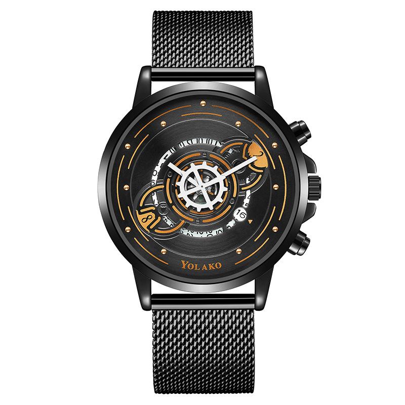 Новые модные тенденции Календарь Мужские часы Мужские часы из нержавеющей стали с сетчатым ремешком Миланский ремешок
Новые модные тенденции Календарь Мужские часы Мужские часы из нержавеющей стали с сетчатым ремешком Миланский ремешок