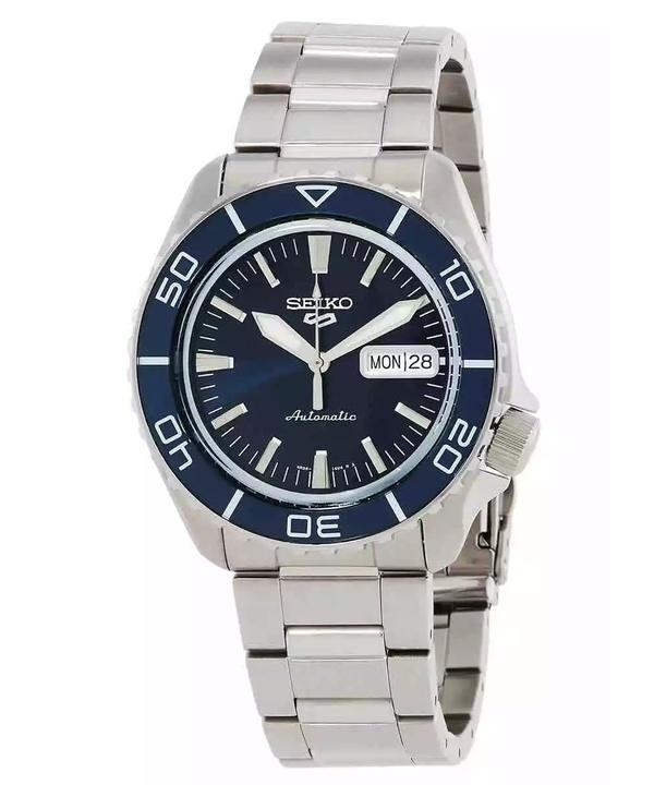 Мужские часы Seiko 5 Sports SKX Series из нержавеющей стали с синим циферблатом Sunray и автоматическим механизмом SRPK97K1 100M синий
Мужские часы Seiko 5 Sports SKX Series из нержавеющей стали с синим циферблатом Sunray и автоматическим механизмом SRPK97K1 100M синий