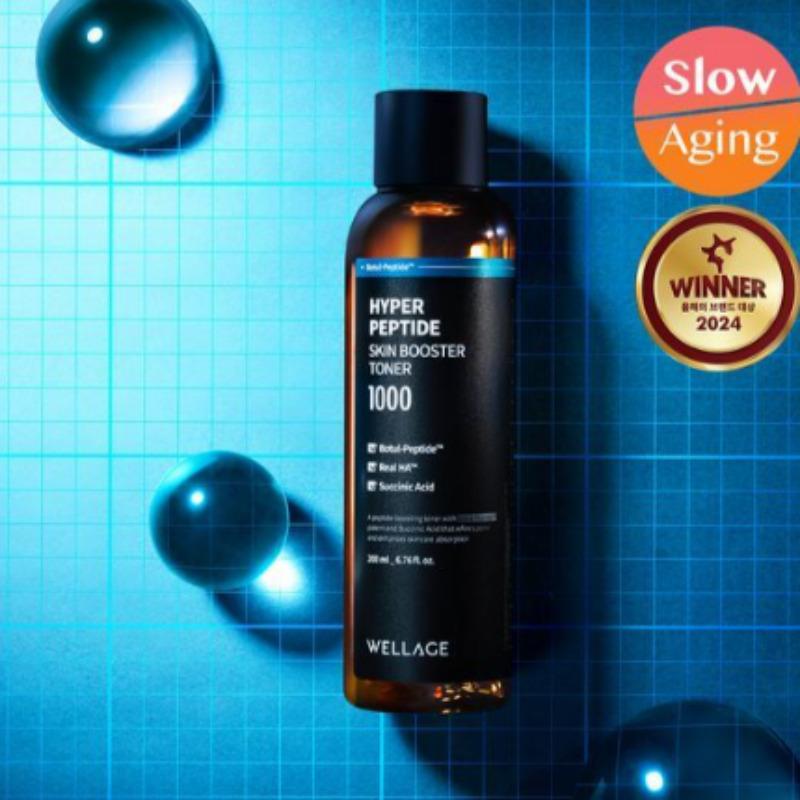 WELLAGE Гипер пептидный тонер-бустер для кожи 200 мл
WELLAGE Гипер пептидный тонер-бустер для кожи 200 мл
