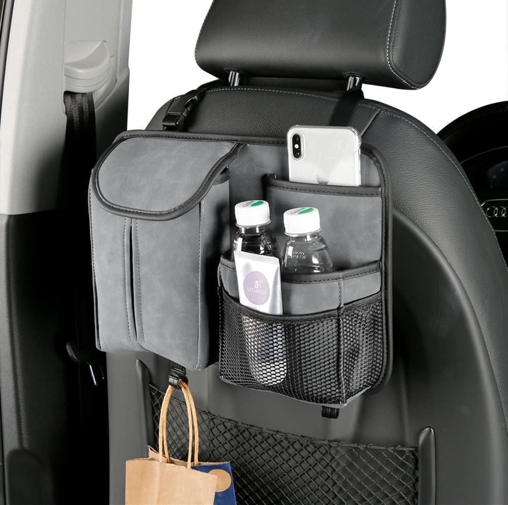 Car Seat Back Organizer Large Capacity Car Seat Back Storage Bag With Hook Suede Car Tissue Box серый
Car Seat Back Organizer Large Capacity Car Seat Back Storage Bag With Hook Suede Car Tissue Box серый