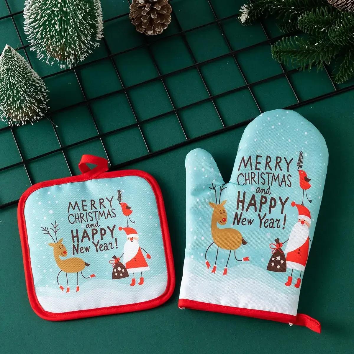 1 Set Christmas Oven Gloves Santa Claus Snowman Bell Pattern Insulated Gloves Decorative Gift Home Kitchen Christmas Decoration
1 Set Christmas Oven Gloves Santa Claus Snowman Bell Pattern Insulated Gloves Decorative Gift Home Kitchen Christmas Decoration