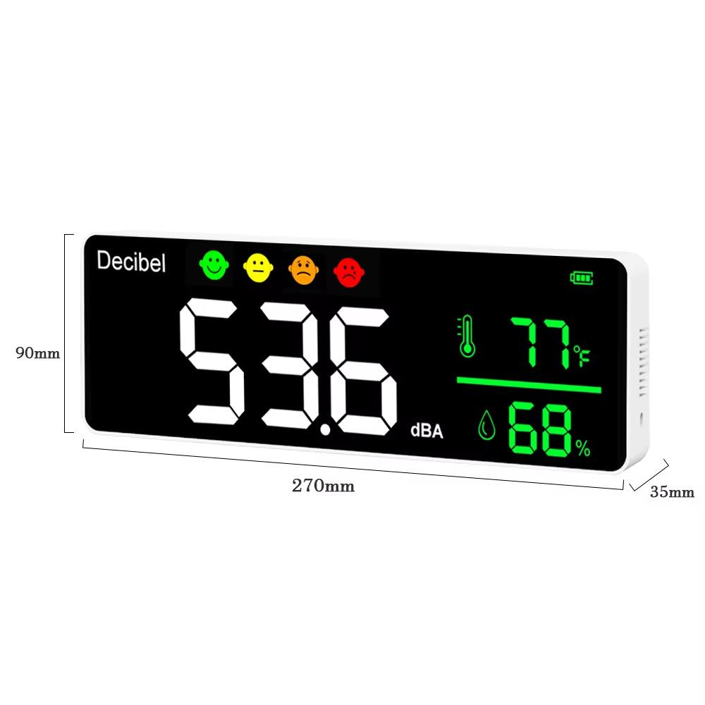 Wall-Mounted Sound Level Meter: Decibel Noise Detector
Wall-Mounted Sound Level Meter: Decibel Noise Detector