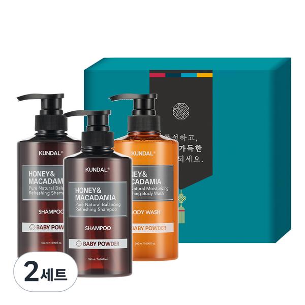 Kundal Hair Body 3 Holiday Gift Set D Baby Powder flavor, 2 sets, Korean popular cosmetics set
Kundal Hair Body 3 Holiday Gift Set D Baby Powder flavor, 2 sets, Korean popular cosmetics set