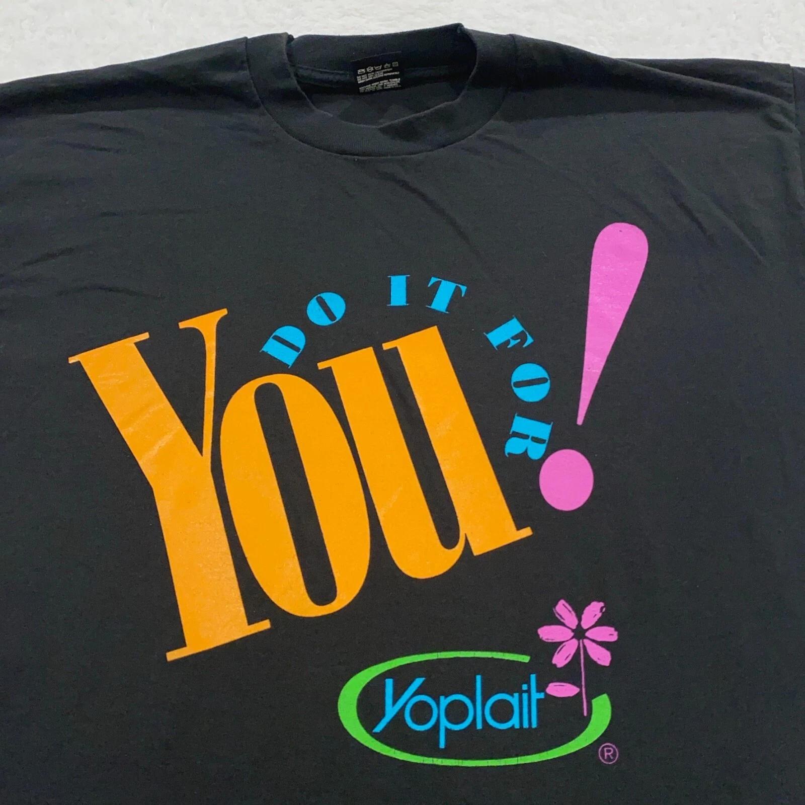 vintage 80s YOPLAIT YOGURT DO IT FOR YOU! T-Shirt XL single stitch ad 90s XL
vintage 80s YOPLAIT YOGURT DO IT FOR YOU! T-Shirt XL single stitch ad 90s XL