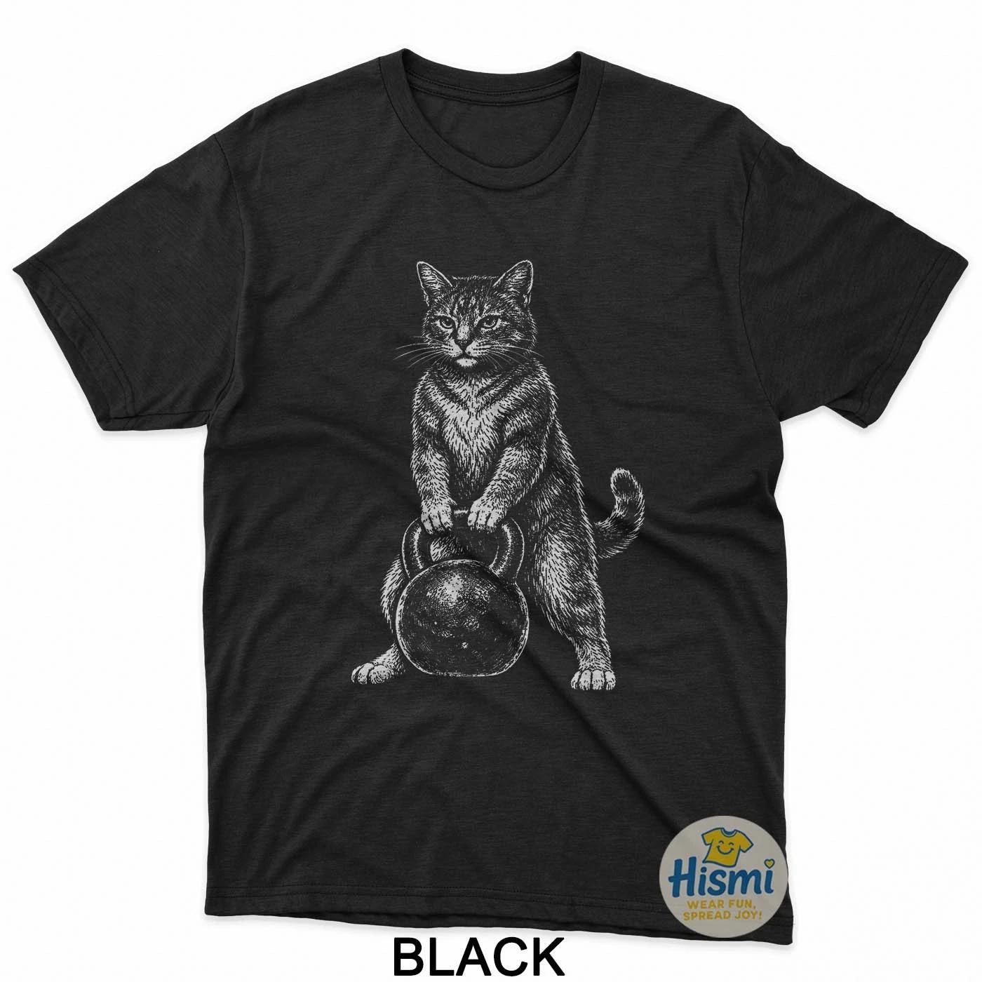 Funny Gym Cat Kettlebell Vintage Kitty Weightlifting Humor T-Shirt S
Funny Gym Cat Kettlebell Vintage Kitty Weightlifting Humor T-Shirt S