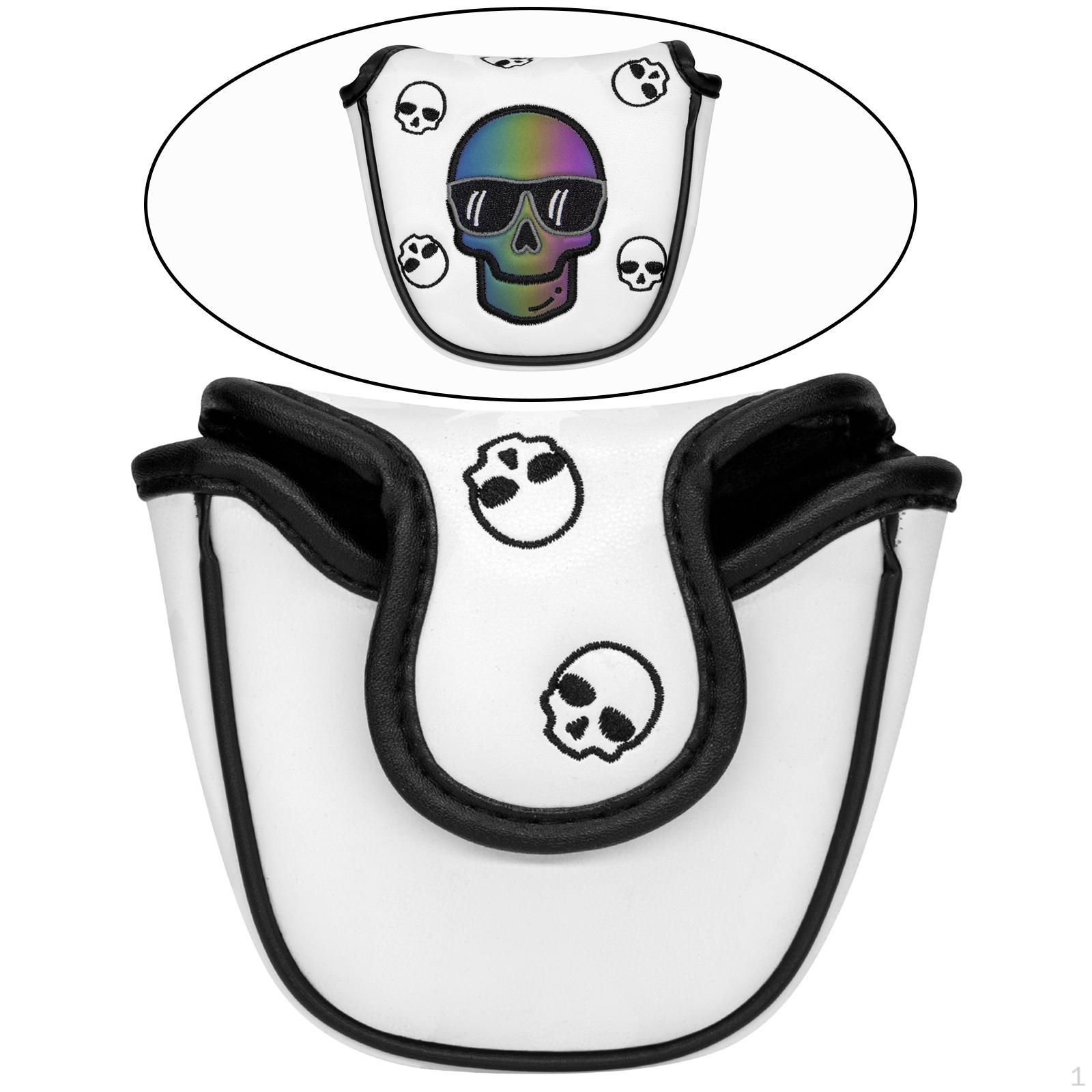 Cool Skull Golf Mallet Putter Head Cover Closure білий
Cool Skull Golf Mallet Putter Head Cover Closure білий