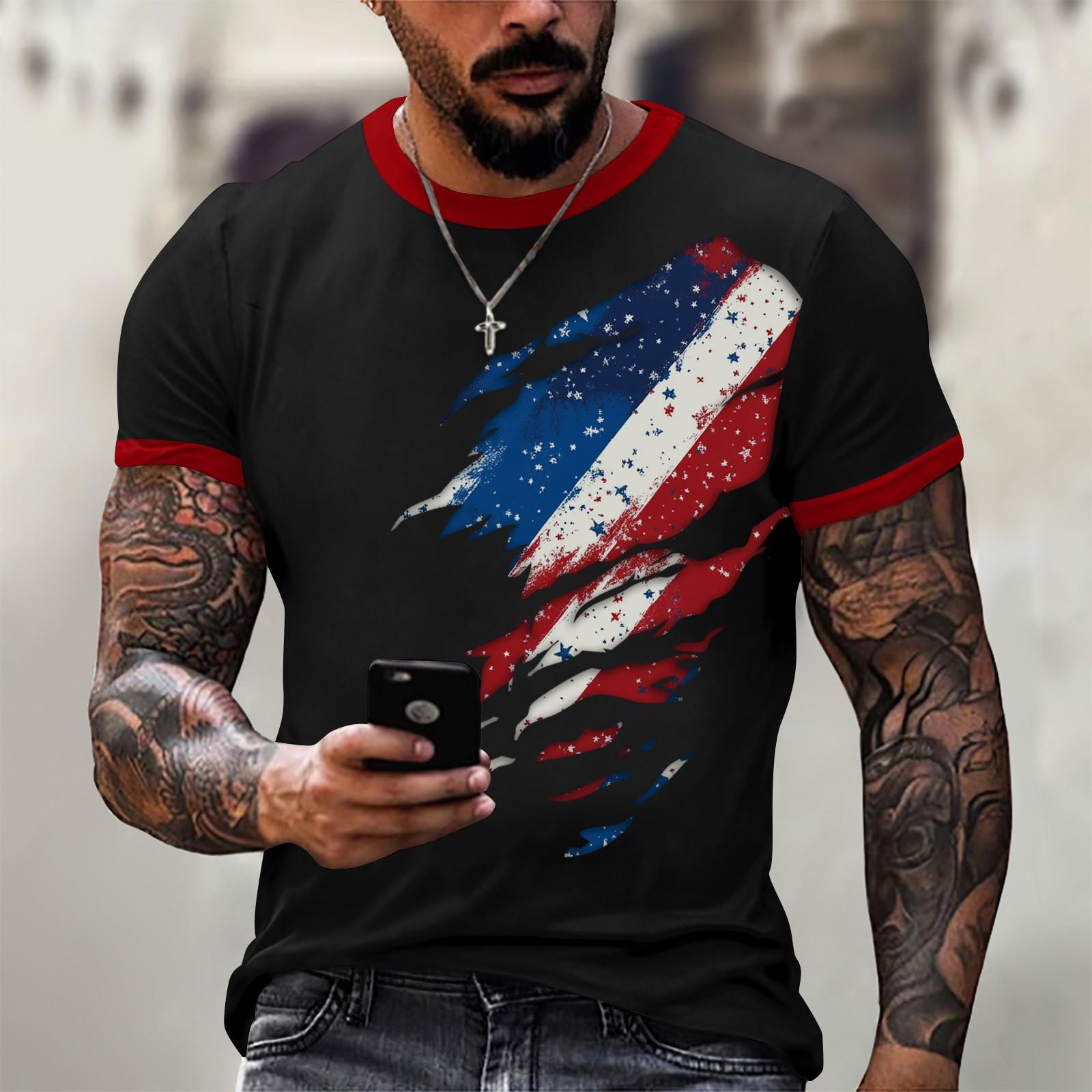 Популярна літня чоловіча футболка з круглим вирізом і короткими рукавами M
Популярна літня чоловіча футболка з круглим вирізом і короткими рукавами M