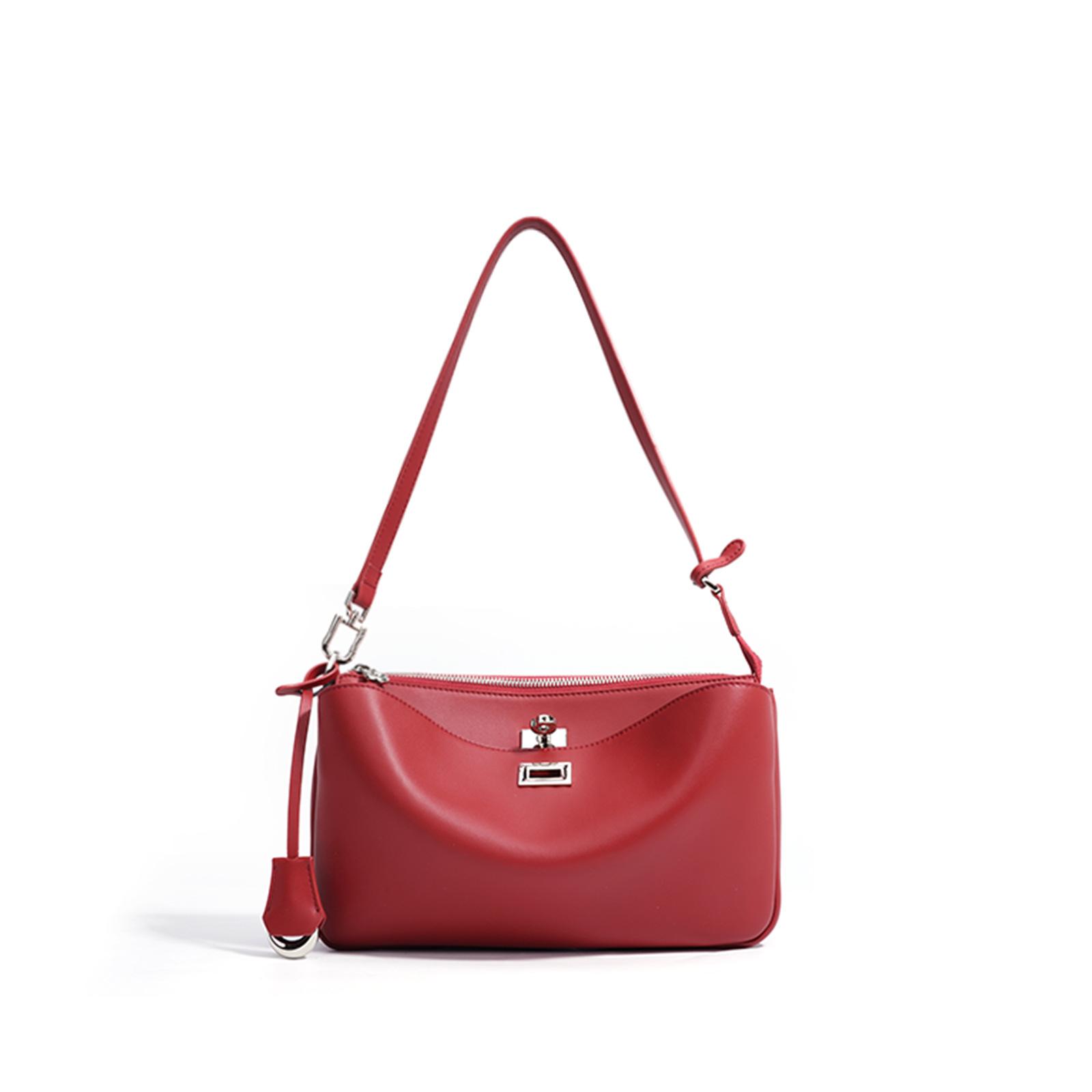 2026 First Layer Cowhide Leather Women s Bag Simple And High-end Buckle Shoulder Bag Machine Niche Design Crossbody Bag Versatile 25x8x15cm вина червоного кольору
2026 First Layer Cowhide Leather Women s Bag Simple And High-end Buckle Shoulder Bag Machine Niche Design Crossbody Bag Versatile 25x8x15cm вина червоного кольору