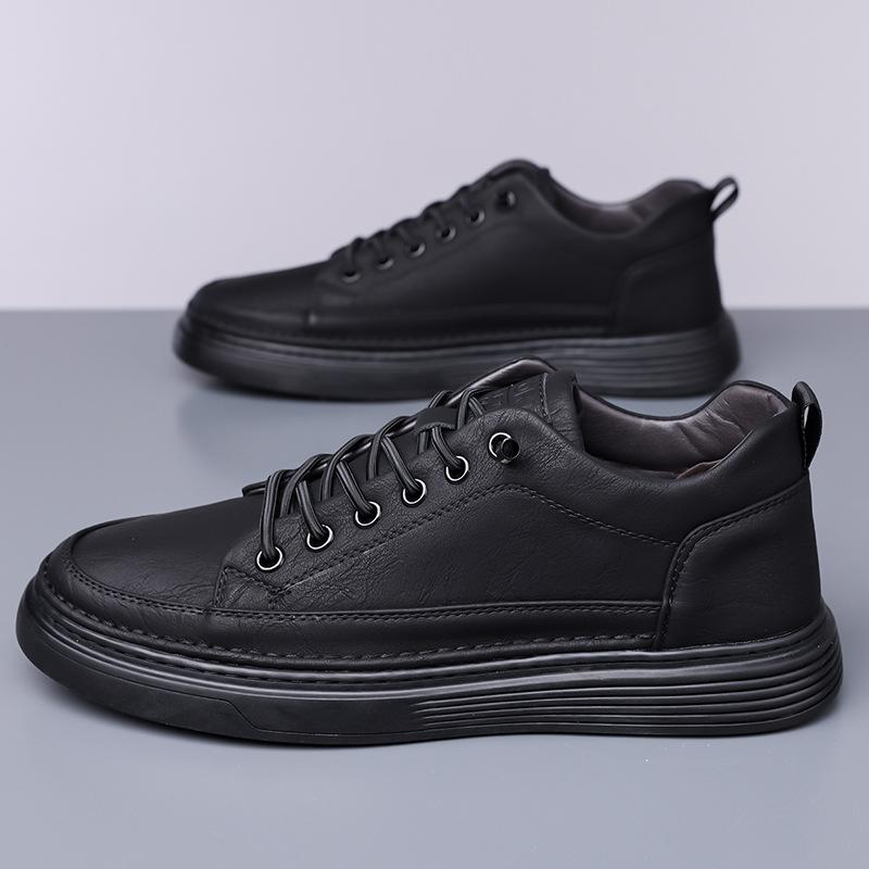 Leather shoes men s 2025 new soft-soled black sports board shoes men s shoes casual versatile men s shoes 38
Leather shoes men s 2025 new soft-soled black sports board shoes men s shoes casual versatile men s shoes 38
