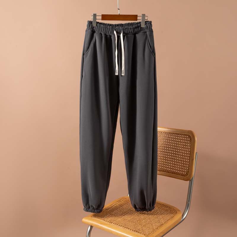 Waist Fleece-lined Ankle Banded Pants Plus Size Slim Looking Loose Casual Pants Outwear Pocket Sweatpants Thickened Cold Protection Sports Pants Iron Gray XL (65.00 kg-70.00 kg recommended
Waist Fleece-lined Ankle Banded Pants Plus Size Slim Looking Loose Casual Pants Outwear Pocket Sweatpants Thickened Cold Protection Sports Pants Iron Gray XL (65.00 kg-70.00 kg recommended