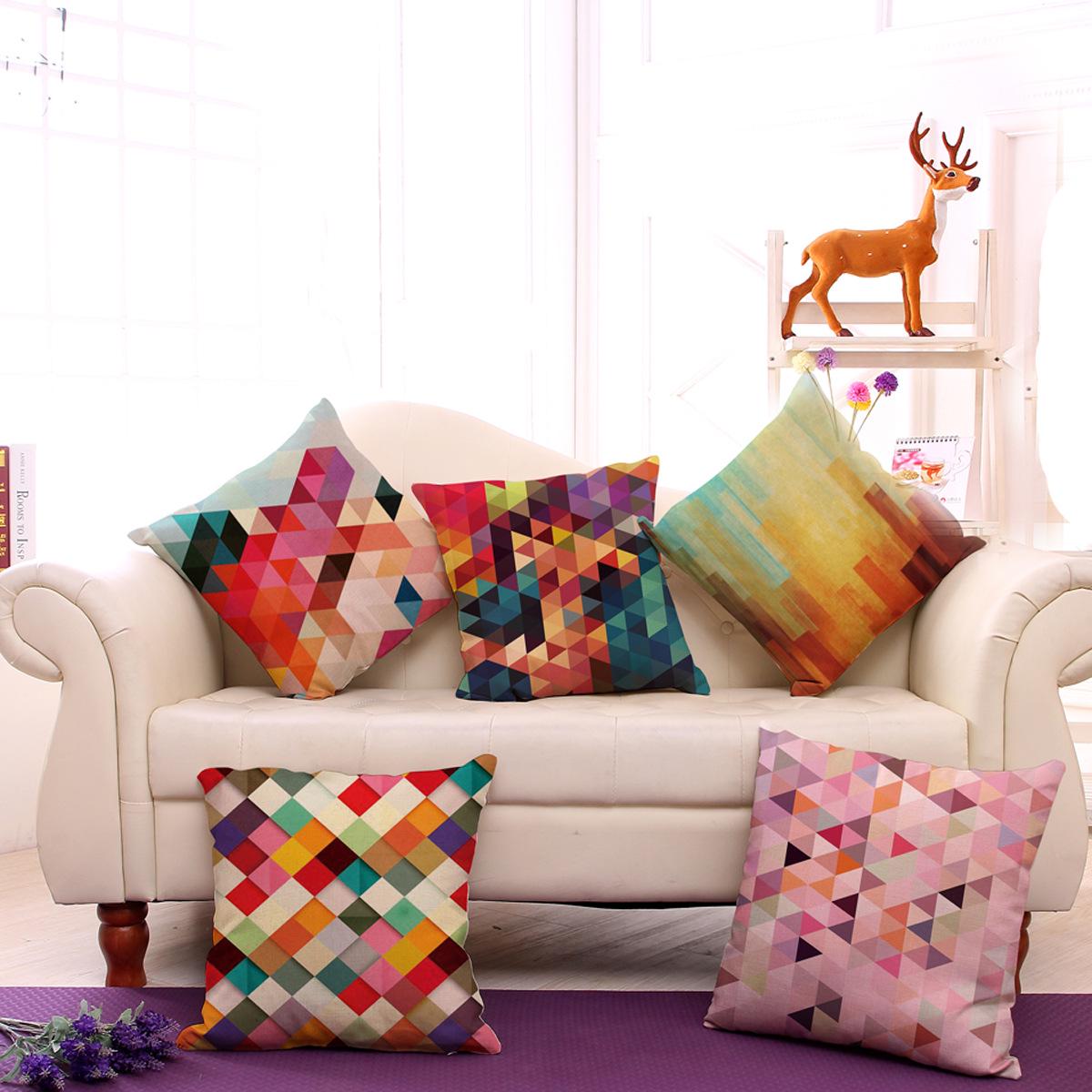 Colorful Geometric Abstract Printed Pillowcase Car Waist Cushion Pillowcase Household Sofa Decoration Cushion Pillowcase 45 * 45 super soft
Colorful Geometric Abstract Printed Pillowcase Car Waist Cushion Pillowcase Household Sofa Decoration Cushion Pillowcase 45 * 45 super soft