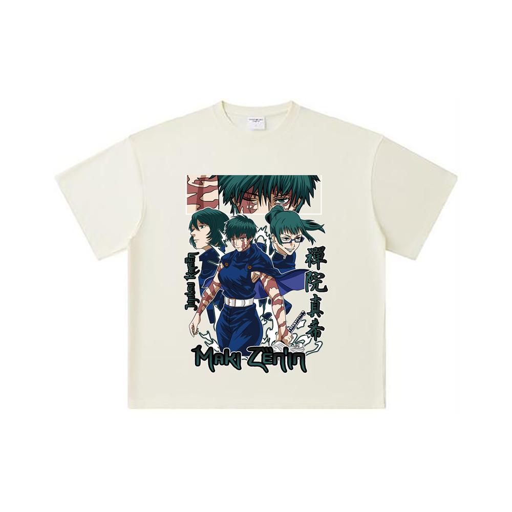 260 GSM Double Yarn 32 Count 100% Cotton Jujutsu Kaisen V43 Maki Print Unisex Heavy Cotton T Shirt S абрикосовый
260 GSM Double Yarn 32 Count 100% Cotton Jujutsu Kaisen V43 Maki Print Unisex Heavy Cotton T Shirt S абрикосовый