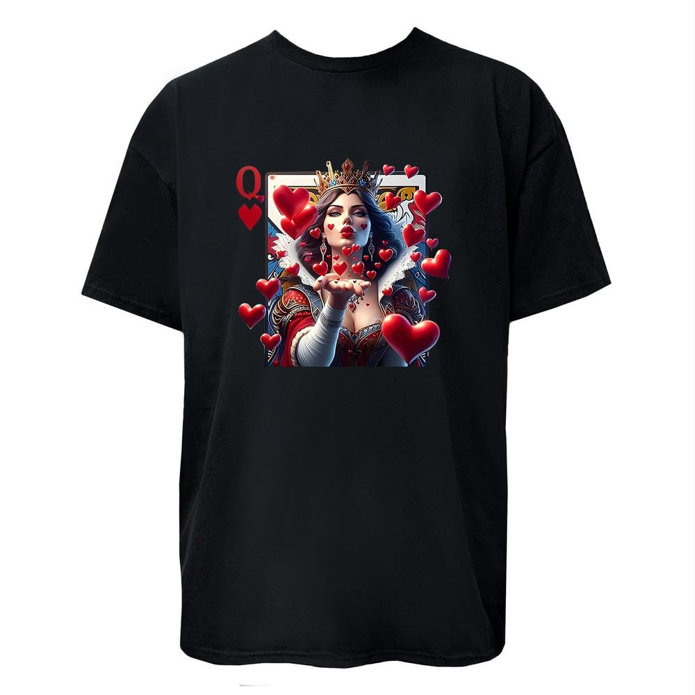 Red Heart Queen Poker Graphic Design T-shirt Unisex Top Women Men Tee Unisex T-Shirt XXXXL
Red Heart Queen Poker Graphic Design T-shirt Unisex Top Women Men Tee Unisex T-Shirt XXXXL