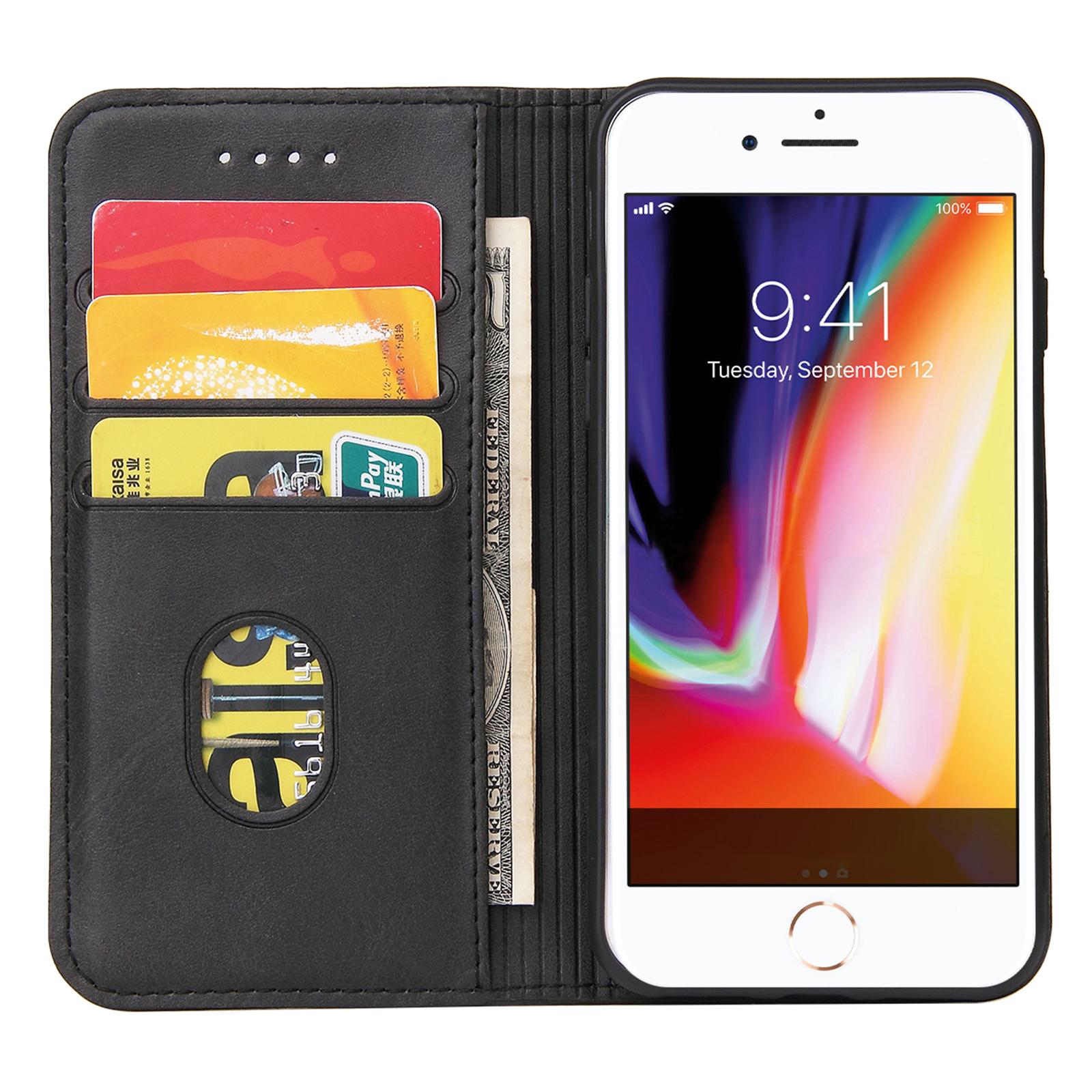 For iPhone SE (2020)/SE (2022)/7/8 4.7 inch Calf Texture Wallet Magnetic Leather Stand Phone Case Khaki
For iPhone SE (2020)/SE (2022)/7/8 4.7 inch Calf Texture Wallet Magnetic Leather Stand Phone Case Khaki