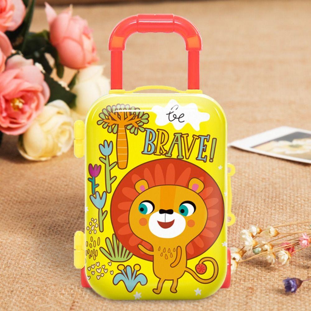 Mini Animals Suitcase Toy Animals Pattern Cartoon Piggy Bank Cute Mini Trolley Case Model Kids
Mini Animals Suitcase Toy Animals Pattern Cartoon Piggy Bank Cute Mini Trolley Case Model Kids