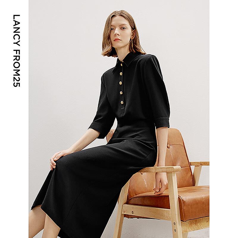 Langzi Vintage Black A-line Shirt Dress S
Langzi Vintage Black A-line Shirt Dress S