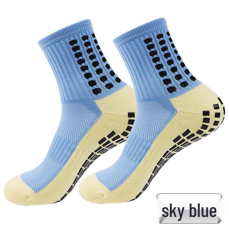 Men s Non-Slip Mid-Calf Sports Socks: Football, Basketball, Running & Cycling. Featuring Terry Bottom for Comfort. One Size
Men s Non-Slip Mid-Calf Sports Socks: Football, Basketball, Running & Cycling. Featuring Terry Bottom for Comfort. One Size