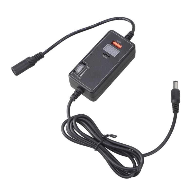 Adjustable 12V Charger 40W USB+20W Type C Port Voltage Meter Speed Regulator Wide Compatibility for Phones 1
Adjustable 12V Charger 40W USB+20W Type C Port Voltage Meter Speed Regulator Wide Compatibility for Phones 1