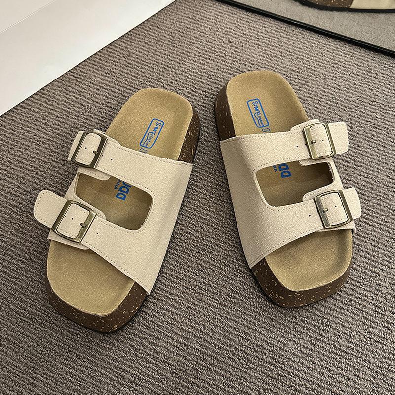 Retro cool slippers women, summer new trendy platform belt buckle beach boken shoes 35 абрикосовий
Retro cool slippers women, summer new trendy platform belt buckle beach boken shoes 35 абрикосовий