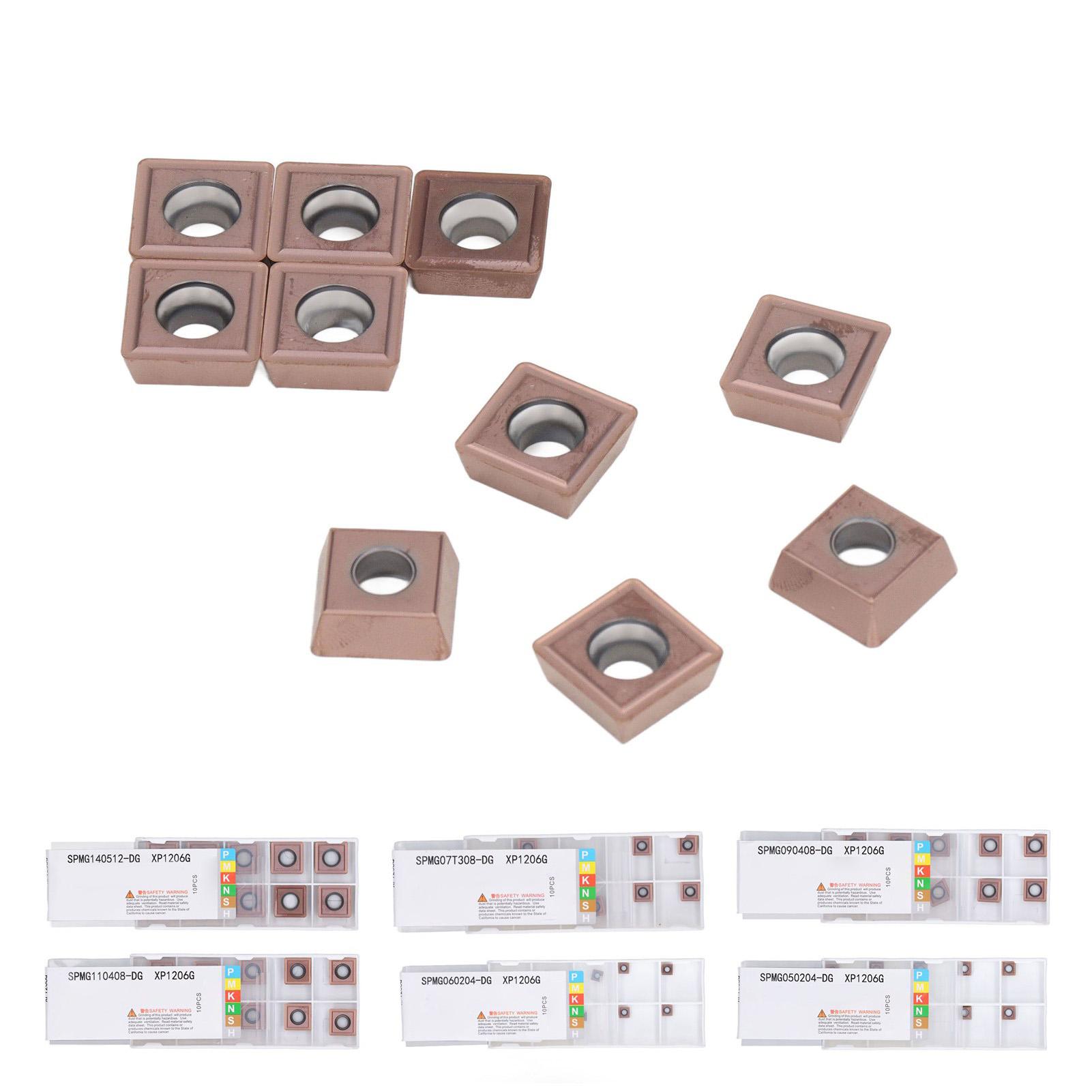 CNC Lathe Insert Low Friction Coefficient High Hardness Carbide Turning Inserts Easy Storage with Coating for Woodworking SPMG060204-DG
CNC Lathe Insert Low Friction Coefficient High Hardness Carbide Turning Inserts Easy Storage with Coating for Woodworking SPMG060204-DG