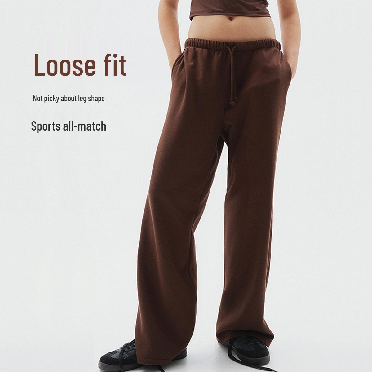 2024 Autumn Loose Yoga Pants: Casual Elastic Waist Sports Joggers with Drawstring, Wide Leg, Ideal for Fitness and Training S
2024 Autumn Loose Yoga Pants: Casual Elastic Waist Sports Joggers with Drawstring, Wide Leg, Ideal for Fitness and Training S