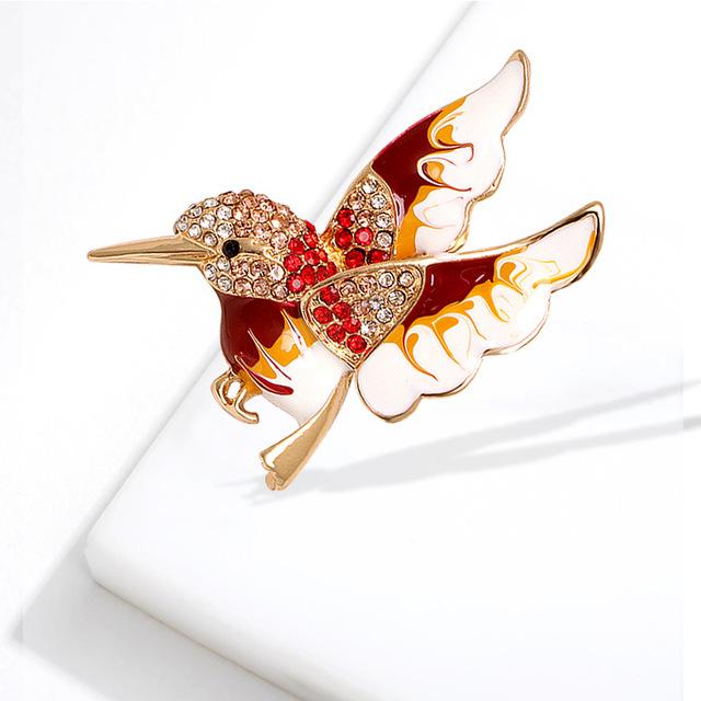 Color Rhinestone Hummingbird Pin Brooch Creative Design Bird Brooches Women Celebration Party Event Accessories Giveaway GiftParty Gift Idea красный
Color Rhinestone Hummingbird Pin Brooch Creative Design Bird Brooches Women Celebration Party Event Accessories Giveaway GiftParty Gift Idea красный