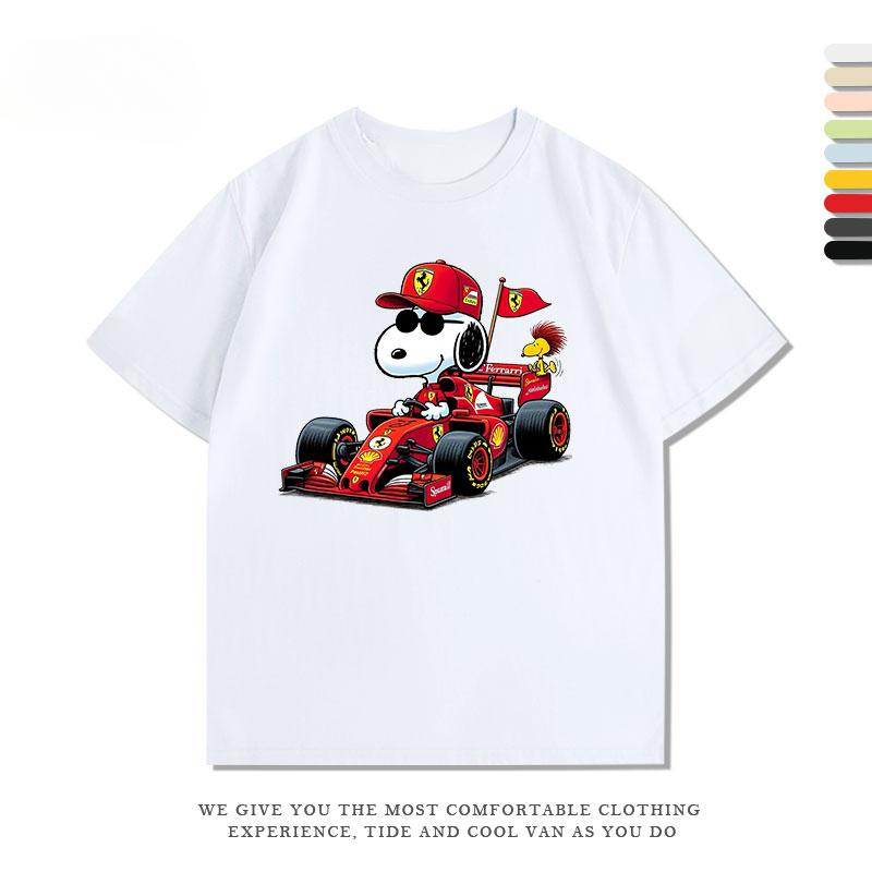 Disney Snoopy F1 Racing Anime Women s T-shirt Funny Printed Summer Fashion Casual Cotton T-shirt Short Sleeve Motorcycle T-shirt S
Disney Snoopy F1 Racing Anime Women s T-shirt Funny Printed Summer Fashion Casual Cotton T-shirt Short Sleeve Motorcycle T-shirt S