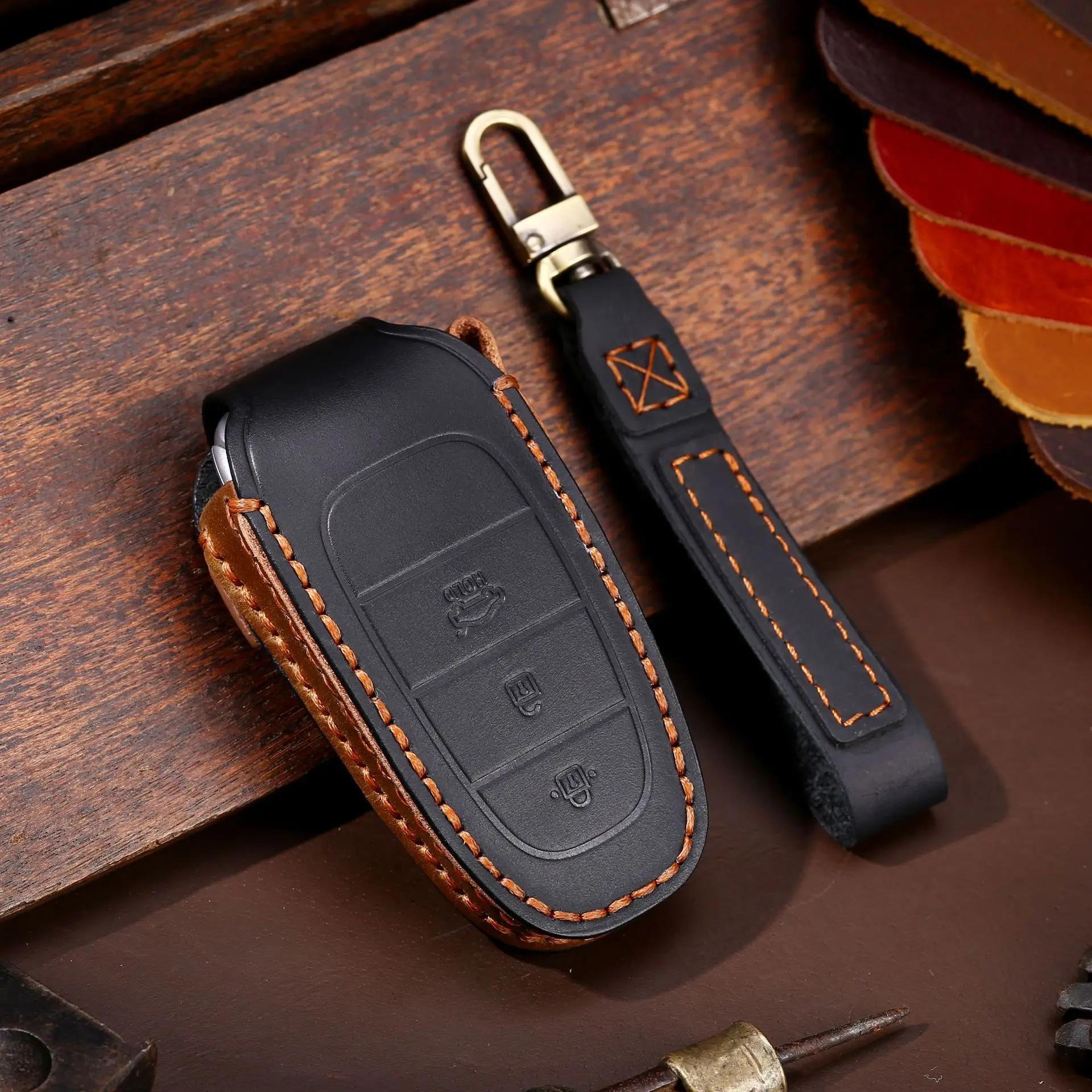Leather Car Key Cover Keychain Holder Case Protector for Hyundai Tucson Solaris Sonata Hybrid Nexo Nx4 Grand Santa Fe Remote чорний
Leather Car Key Cover Keychain Holder Case Protector for Hyundai Tucson Solaris Sonata Hybrid Nexo Nx4 Grand Santa Fe Remote чорний