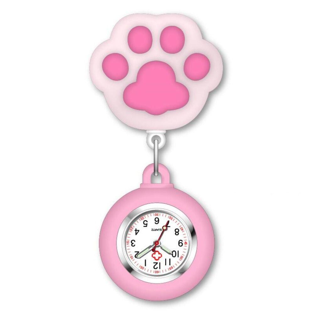 Cat Paw Retractable Watch Brooch Cute Doctor Badge Reel Women Nurse Pocket Watches
Cat Paw Retractable Watch Brooch Cute Doctor Badge Reel Women Nurse Pocket Watches