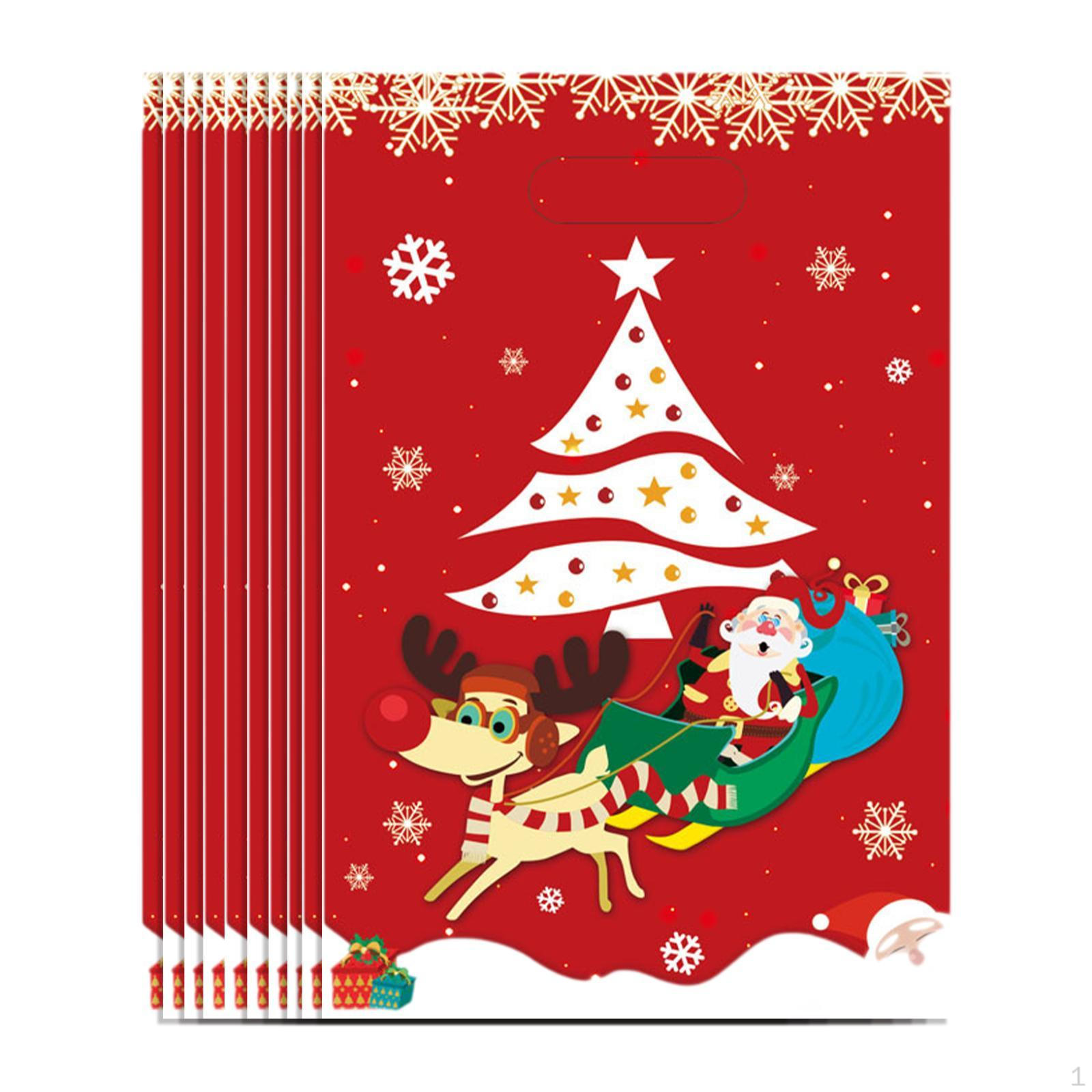 10 шт. Рождественский подарочный пакет для сладостей Tote Goody для рождественских подарков Style E
10 шт. Рождественский подарочный пакет для сладостей Tote Goody для рождественских подарков Style E