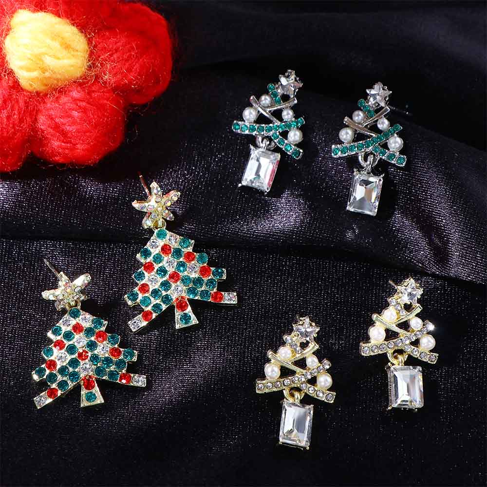 Drop Earrings Zircon Fashion Jewelry Diamond Earrings Christmas Tree Earrings Women Stud Earrings B
Drop Earrings Zircon Fashion Jewelry Diamond Earrings Christmas Tree Earrings Women Stud Earrings B