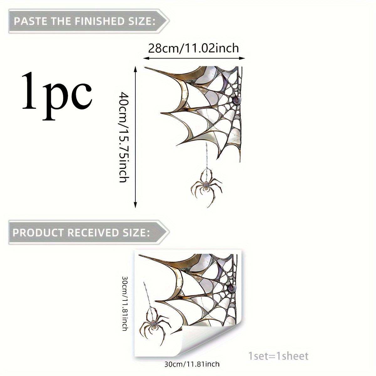 Halloween spider web holiday decoration bedroom windowsill stickers double-sided printing visible electrostatic glass film чёрный
Halloween spider web holiday decoration bedroom windowsill stickers double-sided printing visible electrostatic glass film чёрный