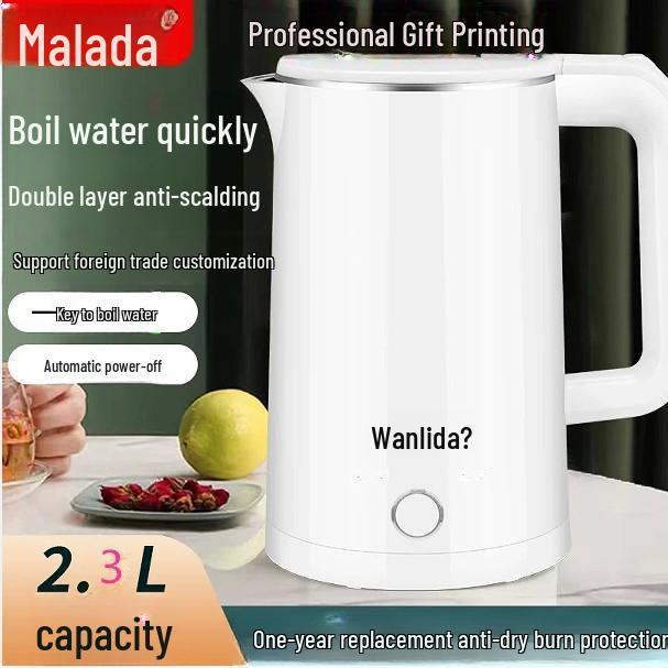 Household Stainless Steel Kettle with Automatic Power Off Feature - Wanlida Athenian White
Household Stainless Steel Kettle with Automatic Power Off Feature - Wanlida Athenian White