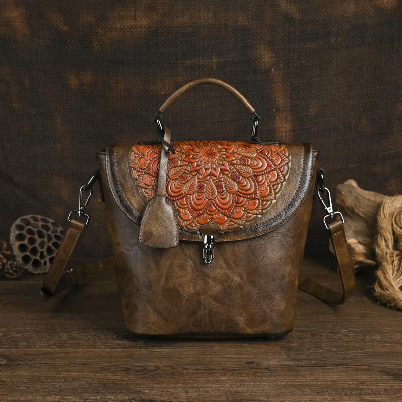 Johnature Chinese Style Handmade Retro Leather Shoulder Bag Versatile Large Capacity Women s Handbag кавовий
Johnature Chinese Style Handmade Retro Leather Shoulder Bag Versatile Large Capacity Women s Handbag кавовий