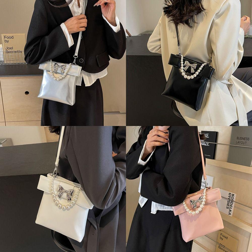 Сумка с бантом Y2K Сумка-ведро Элегантная сумка через плечо для улицы
Сумка с бантом Y2K Сумка-ведро Элегантная сумка через плечо для улицы